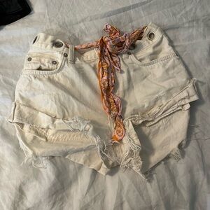 Free people Jean shorts